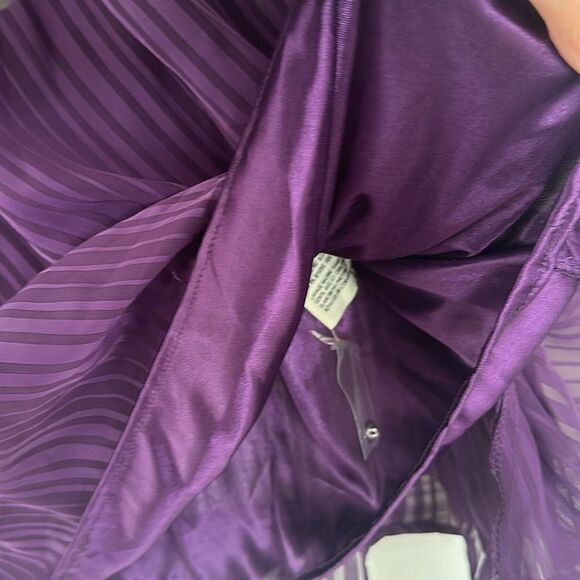 NWT Tulle / Anthropologie Purple Sheer Detailing Dress - Picture 6 of 8